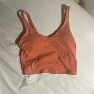 Lululemon salmon alighn tank!